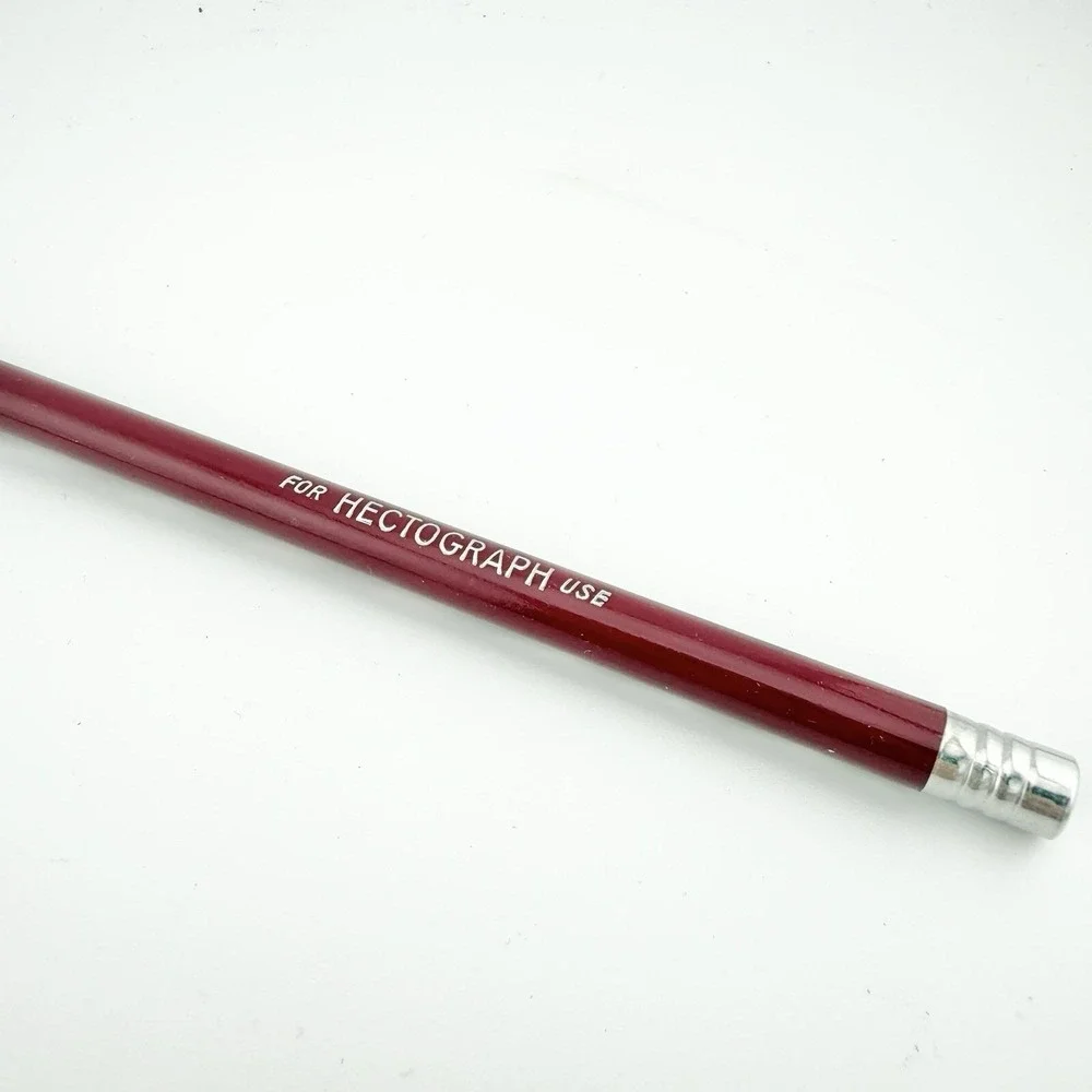 Vintage Eberhard‎ Faber Potent Copying Pencil 746 Red Hectograph NEW + Cap